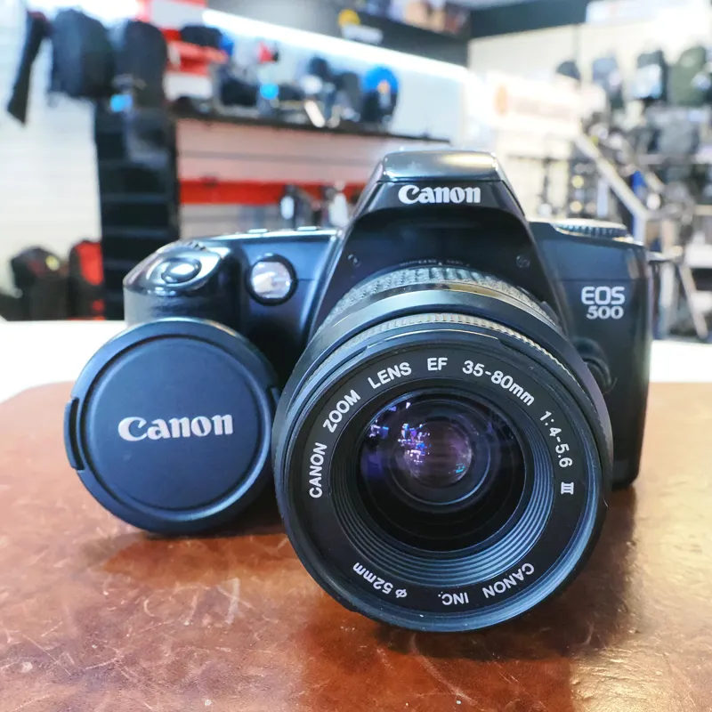 Used Canon EOS 500 + 35-80mm III - Film - 3 Months Warranty-1