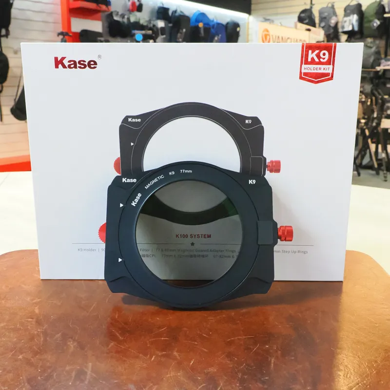 Used Kase K-9 Filter Holder + 90mm Magnetic Circular Polarizer - 12 Months Warranty