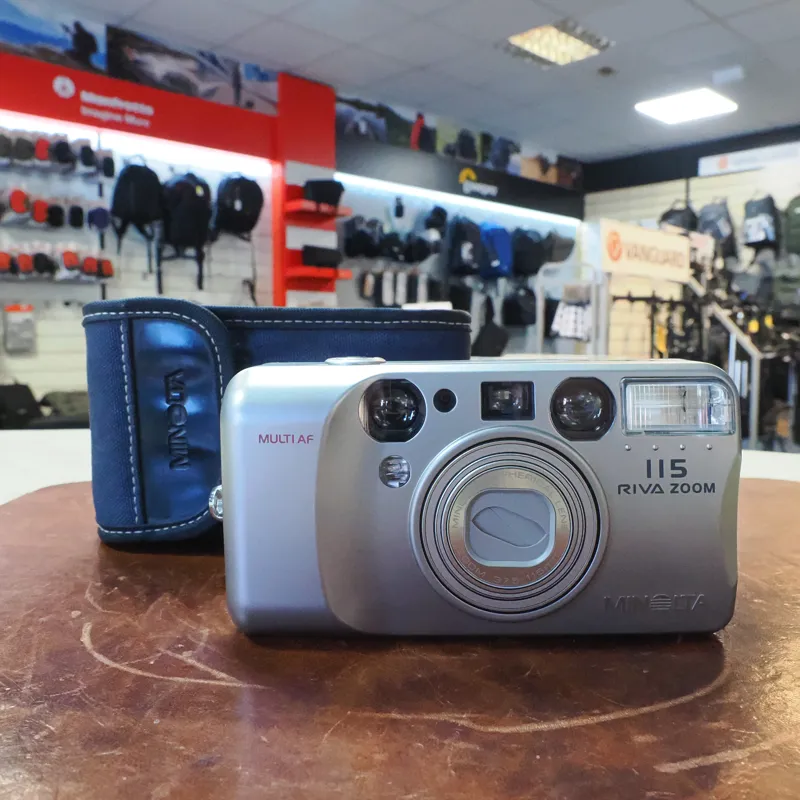 Used Minolta Riva 115 Zoom Compact - Film - 3 Months Warranty