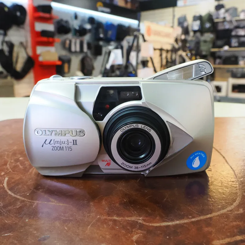 Used Olympus Mju II Zoom 115 Film Compact - 3 Months Warranty-1