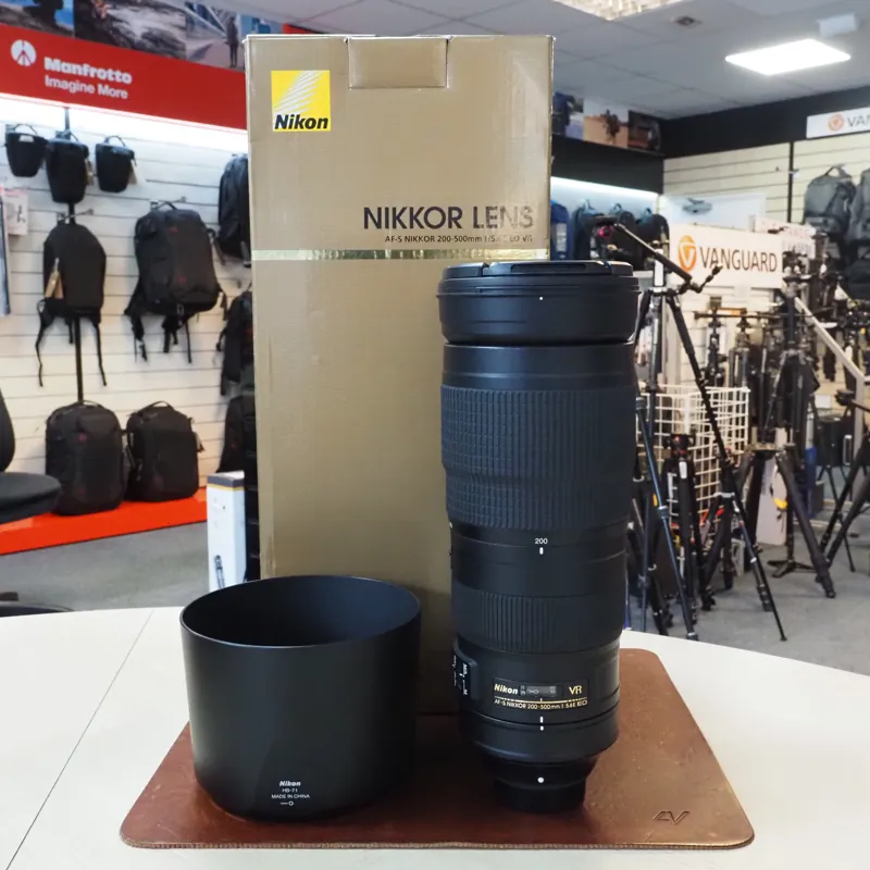 Used Nikon AF-S 200-500mm f5.6E ED VR - 12 Months Warranty