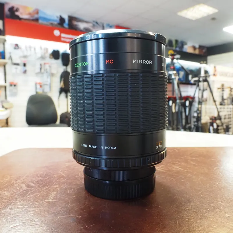 Used Centon 500mm f8 Mirror Lens - T Mount - 3 Months Warranty