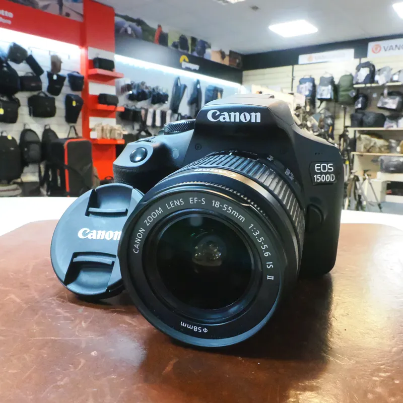 Used Canon EOS 1500D + 18-55mm IS II - 2229 Actuations - 12 Months Warranty-1