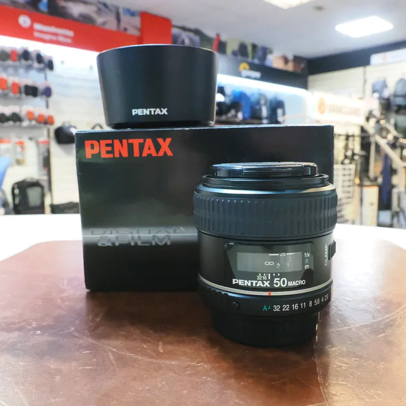 Used Pentax D-FA 50mm f2.8 Macro - 12 Months Warranty
