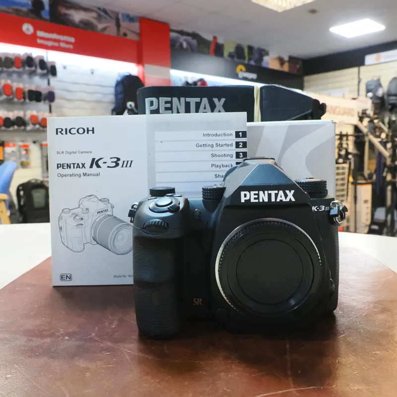 Used Pentax K-3 III Body - 7423 Actuations - 12 Months Warranty