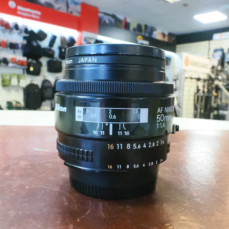 Used Nikon AF 50mm f1.4 - 12 Months Warranty