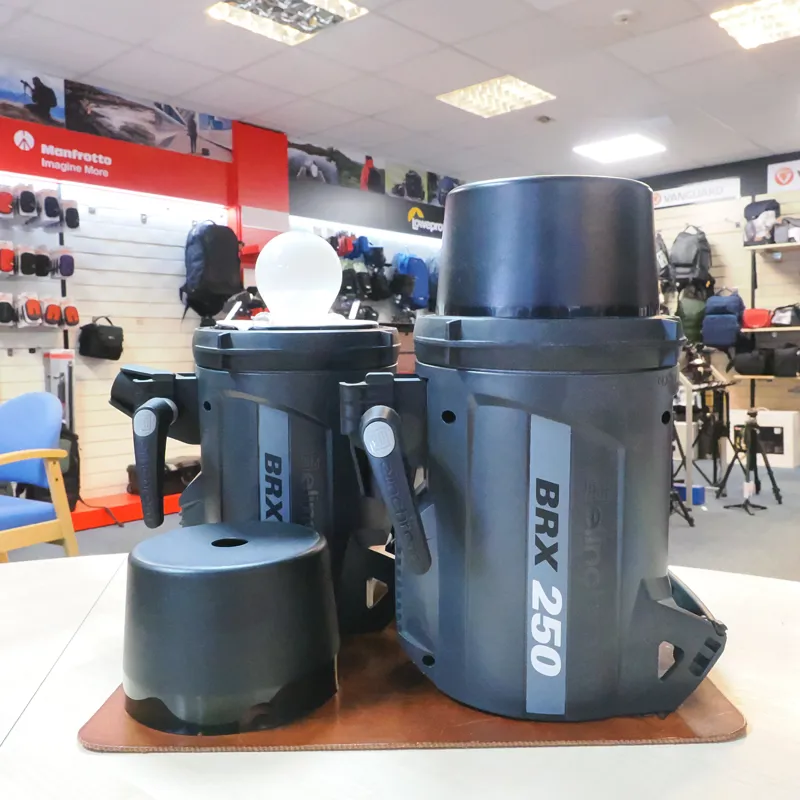 Used Elinchrom BRX 250 Monobloc Heads x2 - 12 Months Warranty