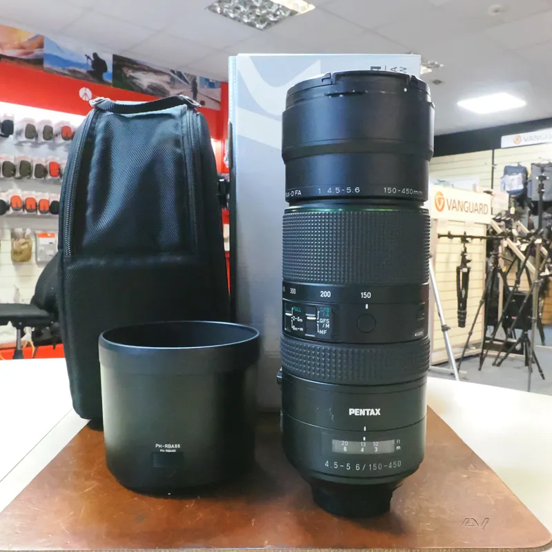 Used Pentax 150-450mm f4.5-5.6 ED DC WR - 12 Months Warranty