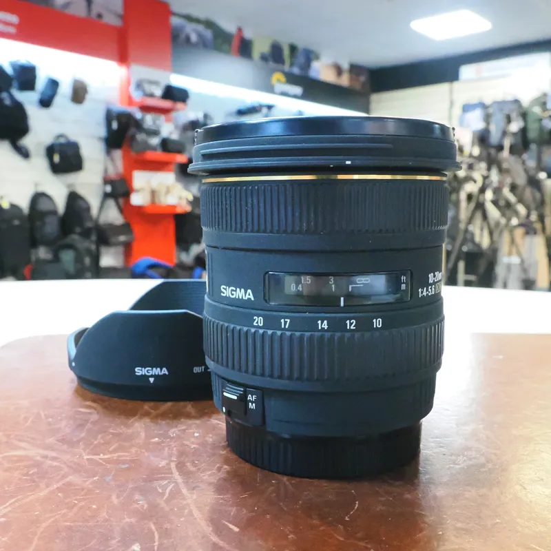 Used Sigma DC 10-20mm f4-5.6 HSM - Canon EF-S - 12 Months Warranty