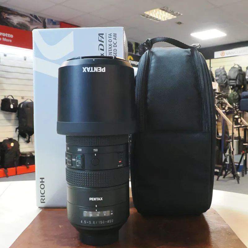 Used Pentax HD D-FA 150-450mm 4.5-5.6 DC AW - 12 Months Warranty