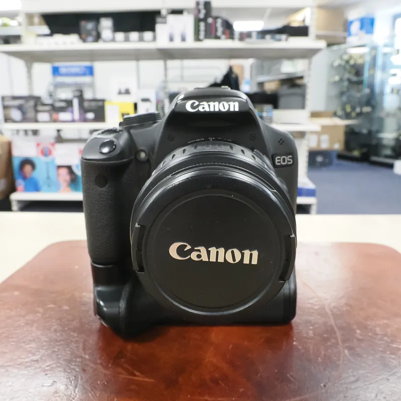 Used Canon EOS 500D + 18-55mm + BG-E5 grip - 4310 Actuations - 12 Months Warranty-1