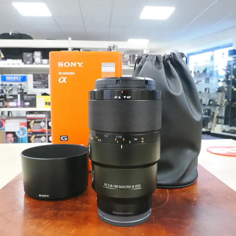 Used Sony FE 90mm f2.8 Macro G OSS - 12 Months Warranty