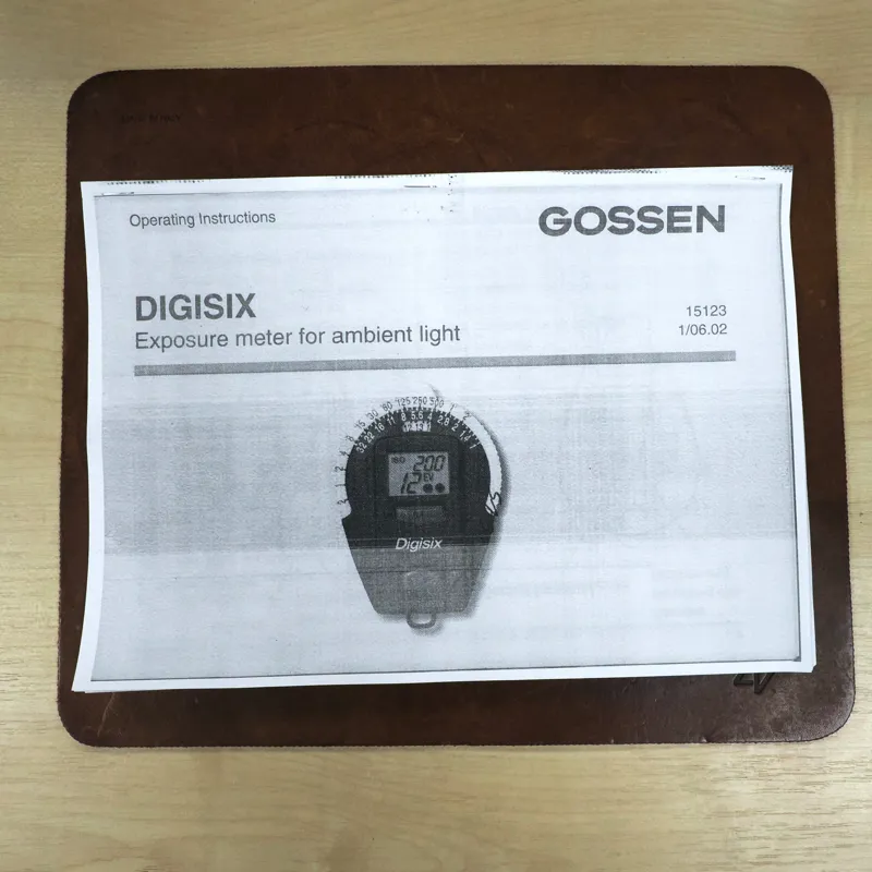 Used Gossen Digisix Lightmeter - 3 Months Warranty-3