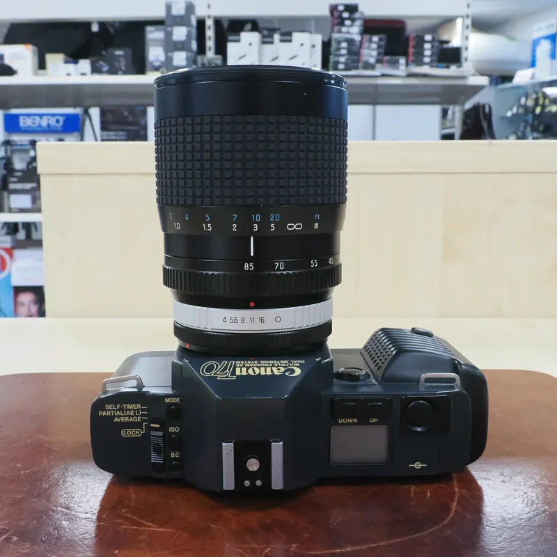 Used Canon T70 + Hoya 28-85mm f4 - Film - 3 Months Warranty-3