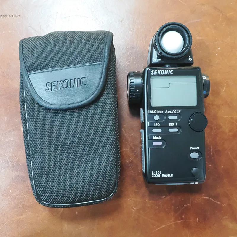 Used Sekonic L-508 Zoom Master Light/Flash Meter - 12 Months Warranty