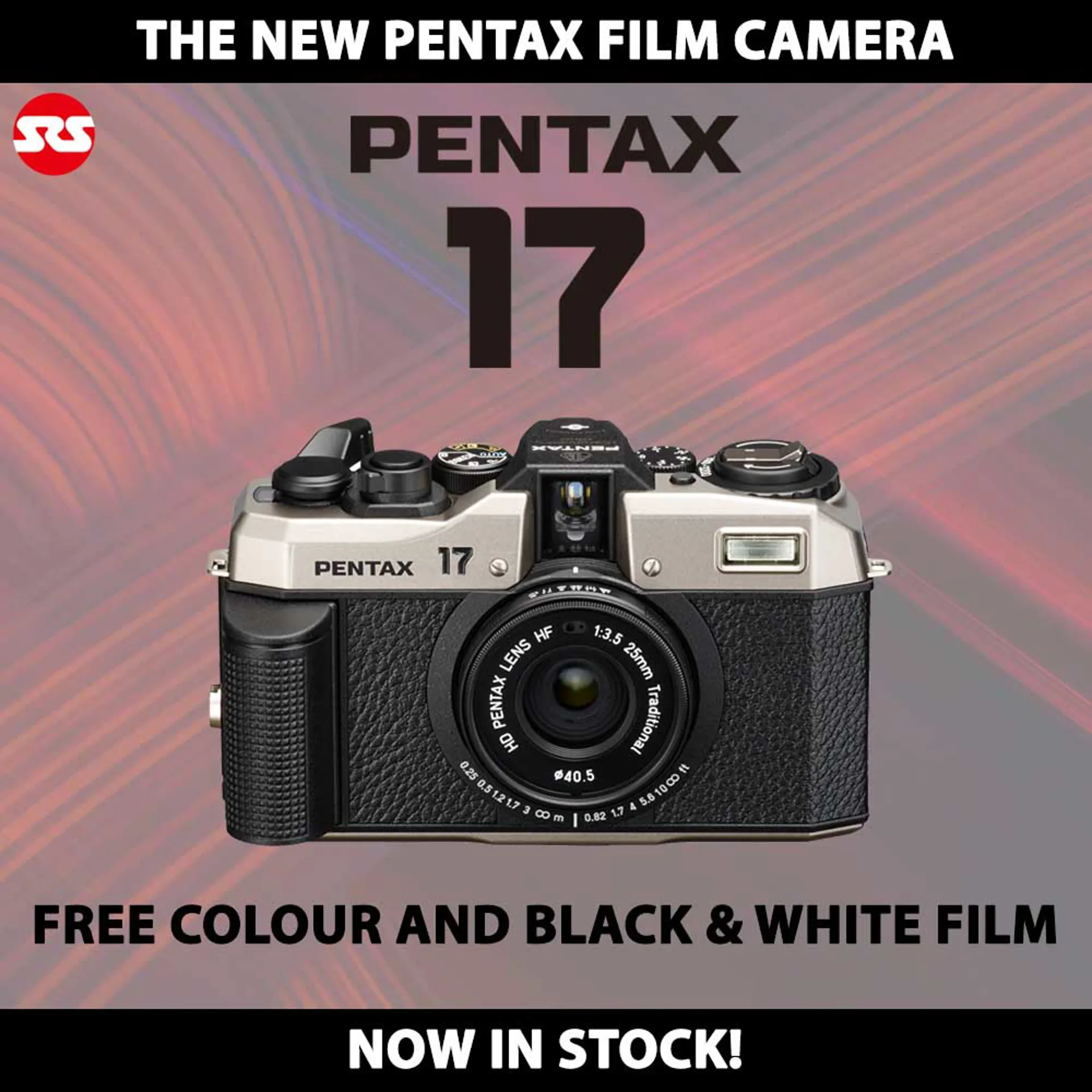 Pentax 17 Dark Silver 35mm Half Frame Film Camera