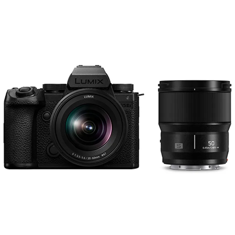 Panasonic LUMIX S5IIX with 20-60mm and 50mm Lenses 