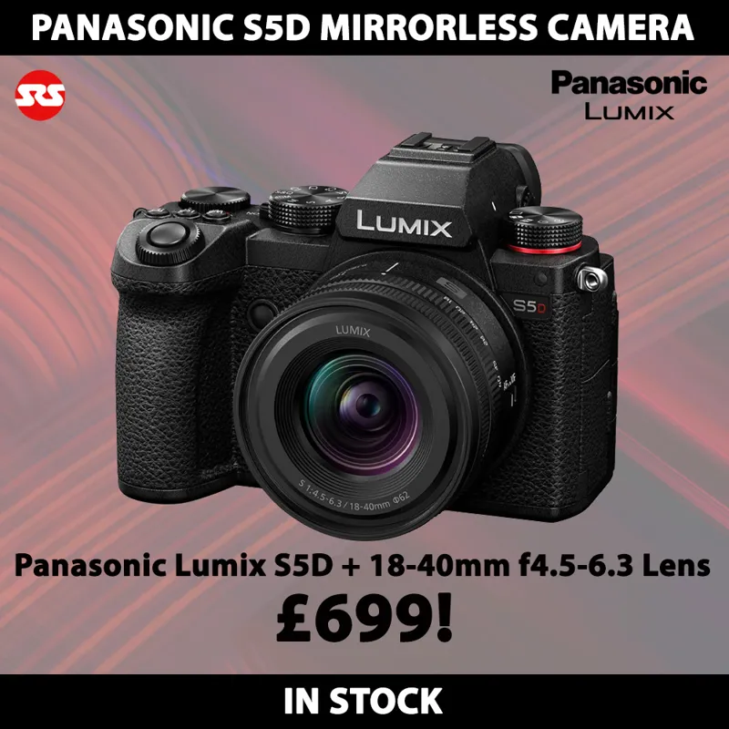 Panasonic Lumix S5D Digital Camera with 18-40mm f4.5-6.3 Lens