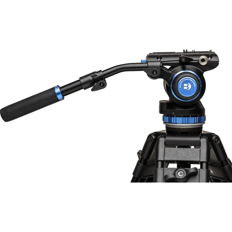 Ex-Display Benro S8 PRO Flat Base Fluid Video Tripod Head 8KG Payload-1