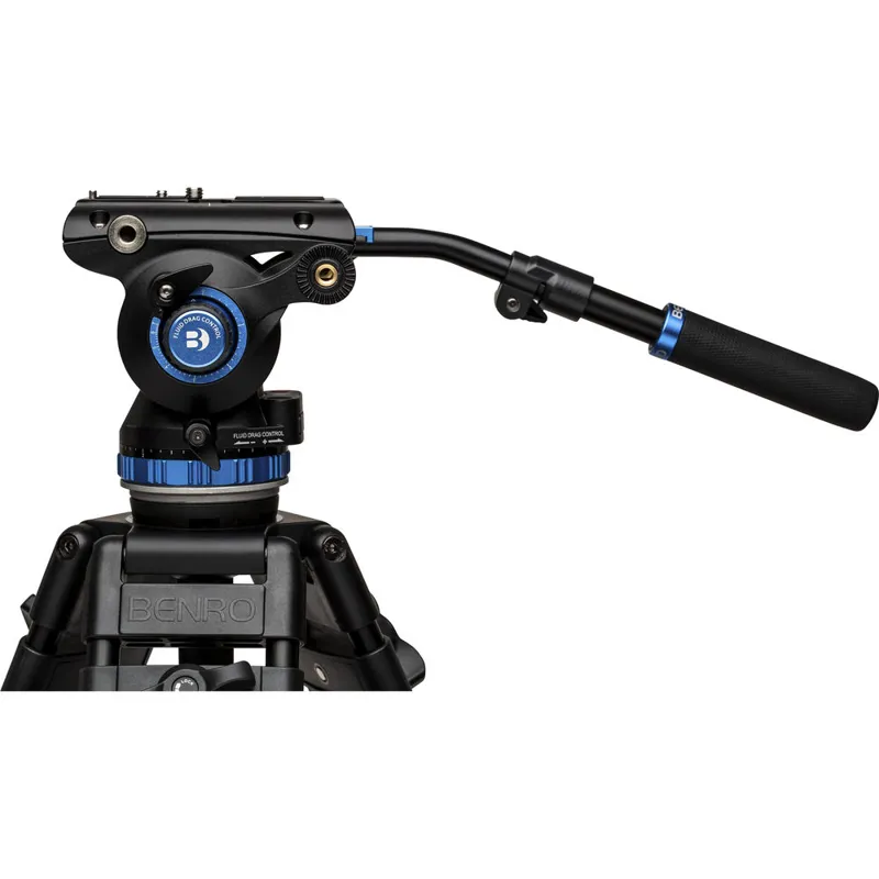 Ex-Display Benro S8 PRO Flat Base Fluid Video Tripod Head 8KG Payload-3