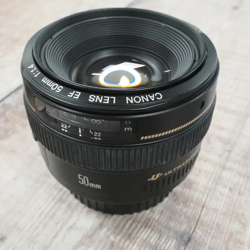 Used Canon EF 50mm f1.4 USM lens - 12 Months Warranty-2