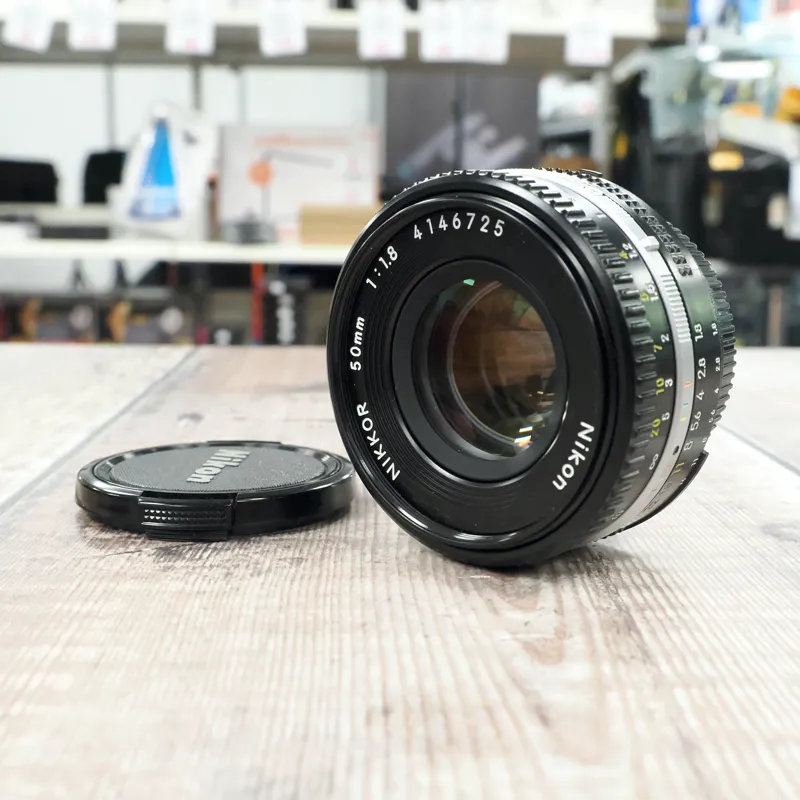 Used Nikon 50mm f1.8 Pancake Nikkor Lens - AIS - 12 Months Warranty-1