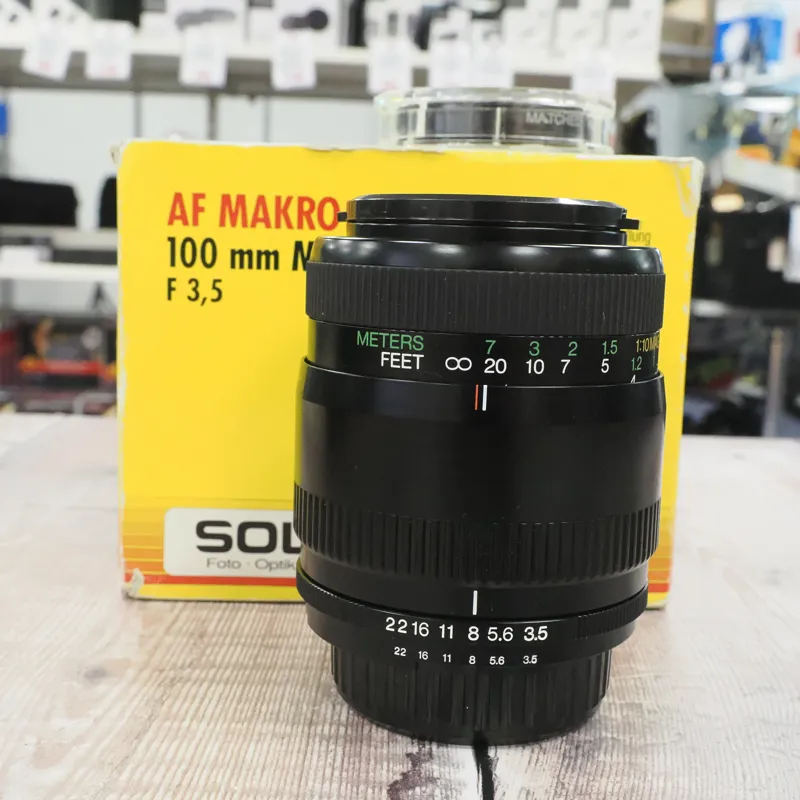 Used Soligor AF Macro 100mm f3.5 - Nikon fit - 3 Months Warranty