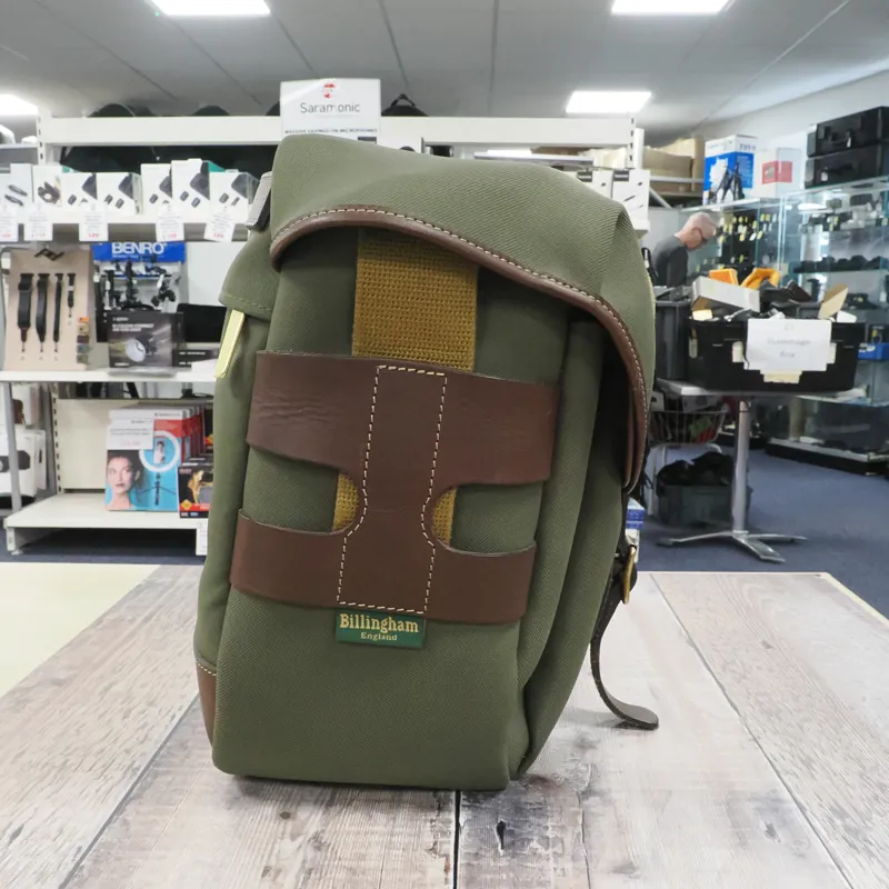Used Billingham Hadley Large Pro - Sage Fybernyte/Chocolate - 12 Months Warranty-2