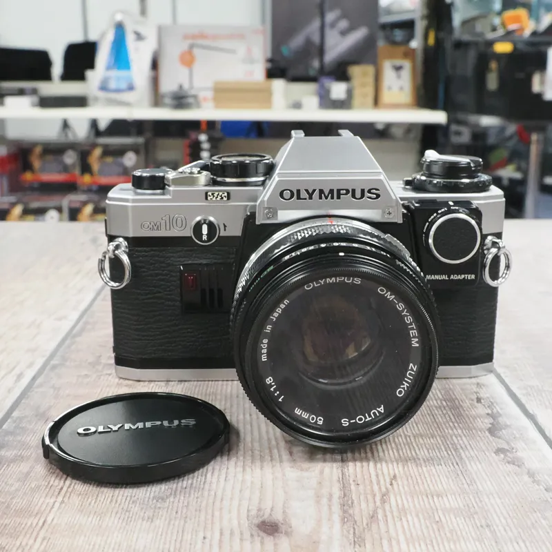 Used Olympus OM-10 + 50mm f1.8 + Manual adapter - 12 Months Warranty-1
