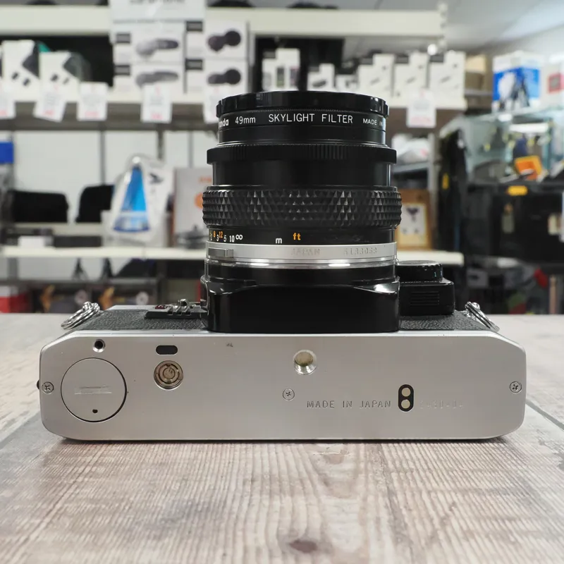 Used Olympus OM-10 + 50mm f1.8 + Manual adapter - 12 Months Warranty-4