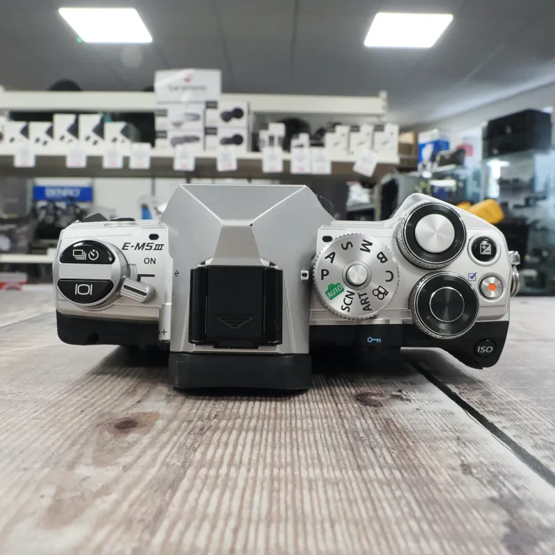 Used Olympus OM-D E-M5 Mark III Silver - 4793 Actuations - 12 Months Warranty-4