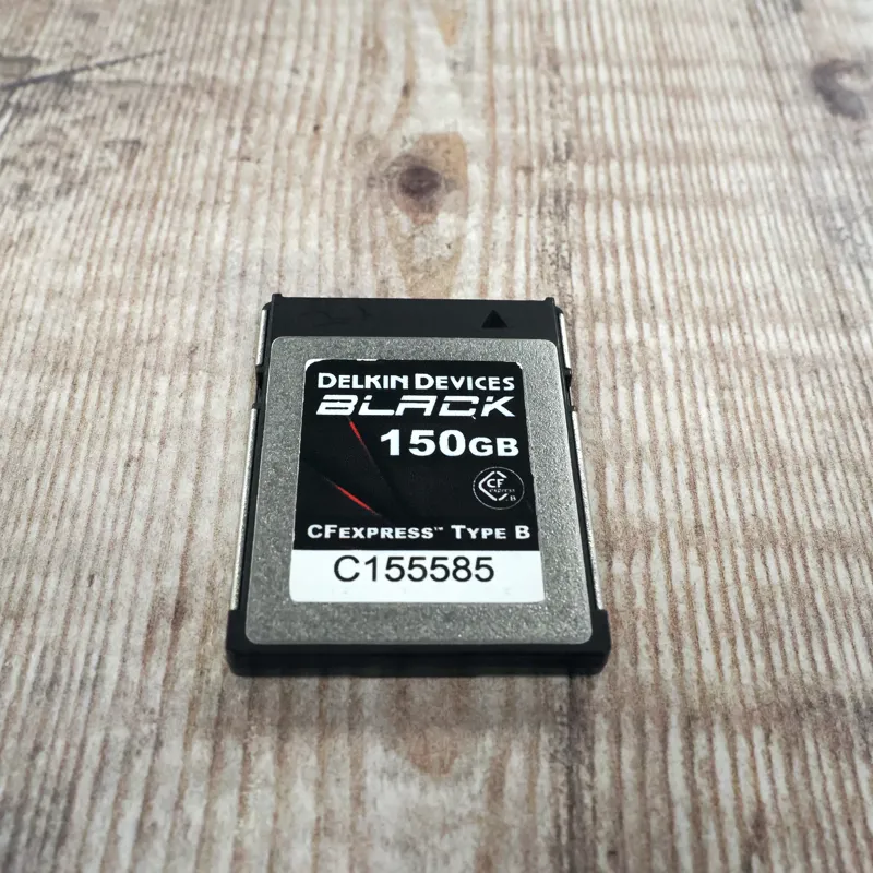Used Delkin Devices Black 150gb CF Express Type B memory card - 12 Months Warranty