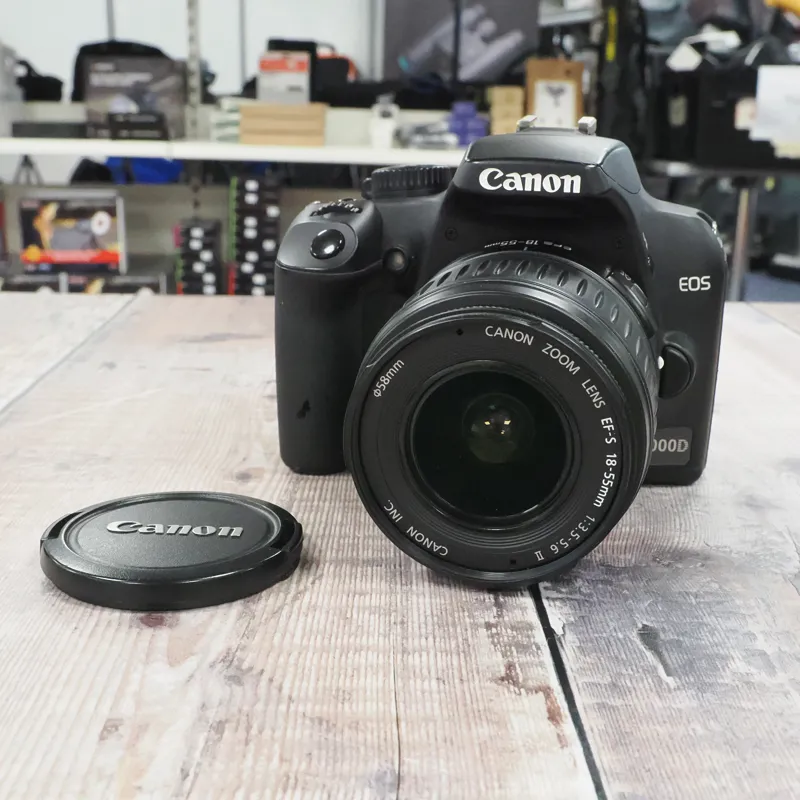 Used Canon 1000D + 18-55mm II - 1622 Actuations - 12 Months Warranty-1