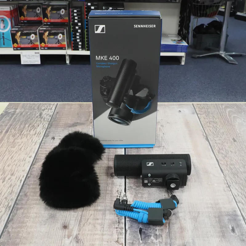 Used Sennheiser MKE400 Shotgun Mic - 12 Months Warranty