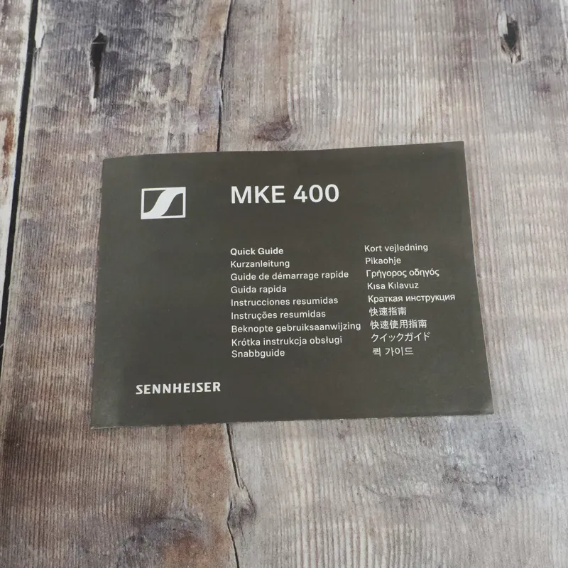 Used Sennheiser MKE400 Shotgun Mic - 12 Months Warranty-5