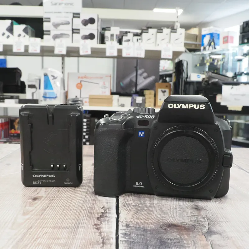 Used Olympus E500 Body - 4619 Actuations - 3 Months Warranty