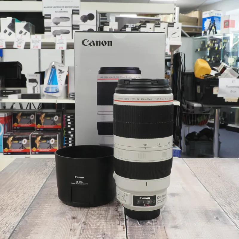 Used Canon Zoom EF 100-400mm 4.5-5.6 L IS II USM - 12 Months Warranty