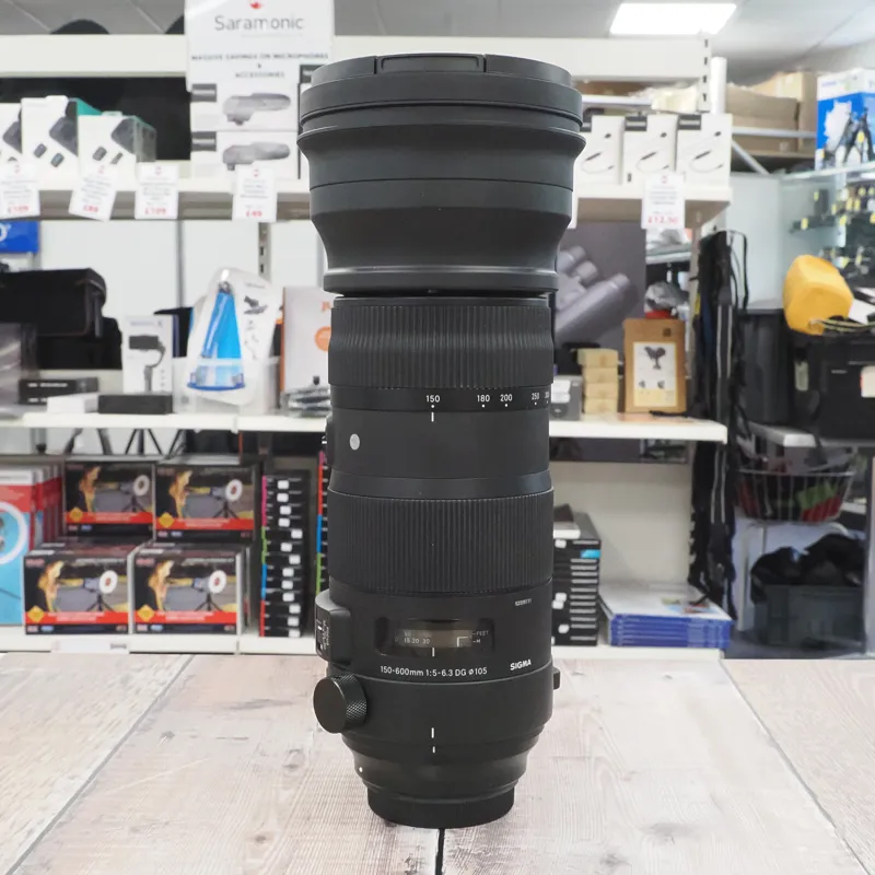 Used Sigma DG 150-600mm f5-6.3 OS HSM - Sport - Canon EF - 12 Months Warranty-1
