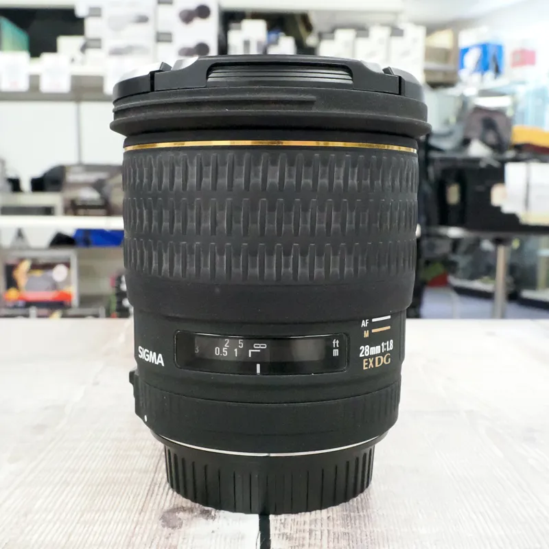 Used Sigma 28mm f1.8 EX DG - Canon EF - 12 Months Warranty