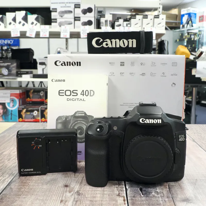 Used Canon EOS 40D Body - 11182 Actuations - 12 Months Warranty