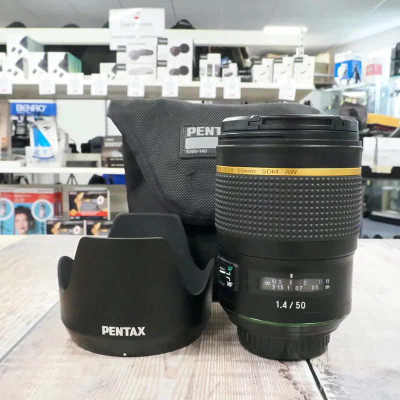 Used Pentax D-FAstar 50mm f1.4 SDM AW - 12 Months Warranty