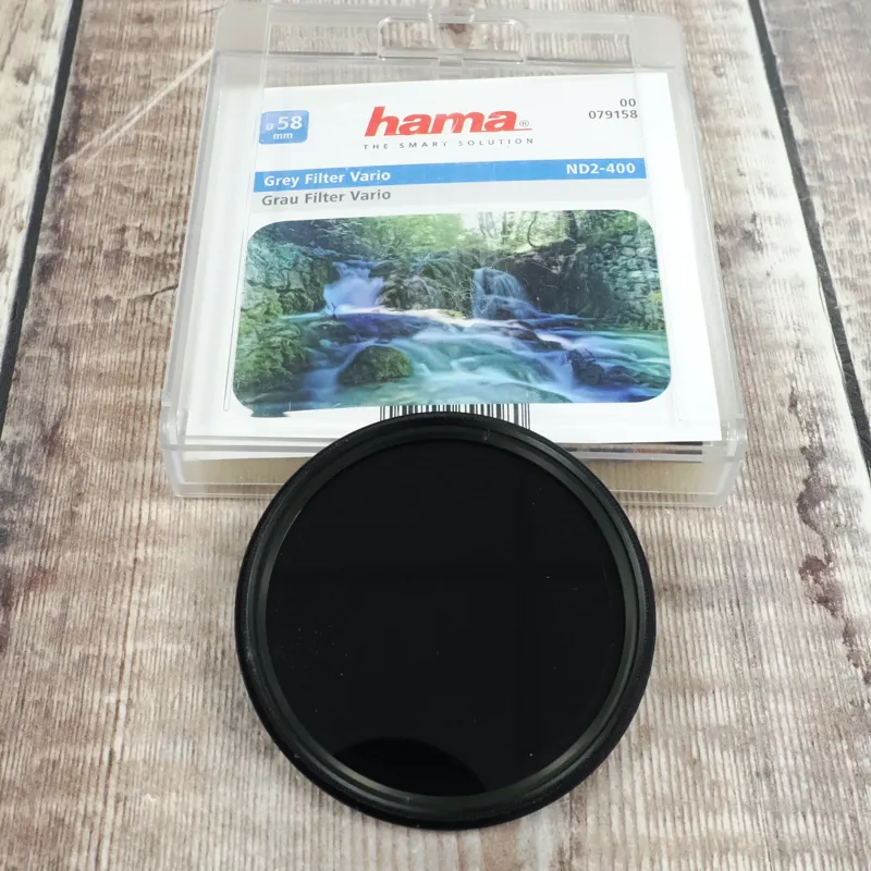Used Hama Grey ND2-400 Vario 58mm - 3 Months GTEE