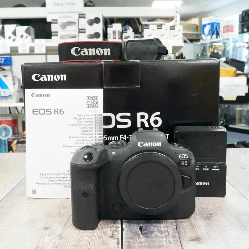 Used Canon EOS R6 Body - 17000 Actuations - 12 Months Warranty