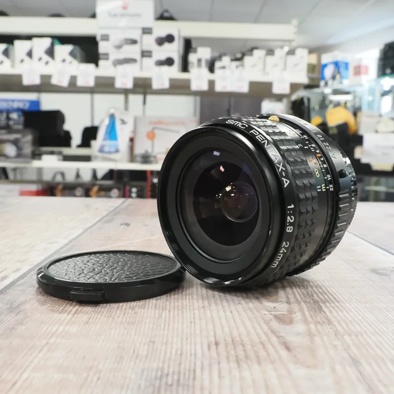 Used SMC Pentax-A 24mm f2.8 lens - 12 Months Warranty-1