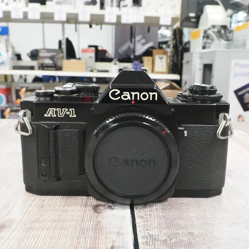 Used Canon AV-1 Body - Film - Black - 3 Months Warranty-1