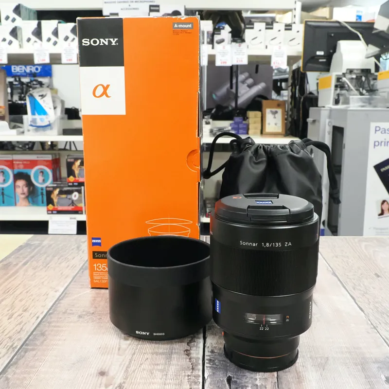 Used Sony 135mm f1.8 ZA Sonnar - SONY A Fit - 12 Months Warranty