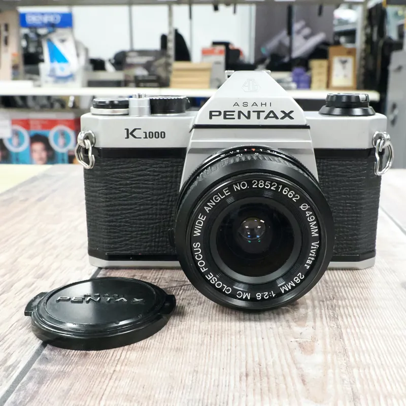 Used Pentax K1000 + Vivitar 28mm f2.8 - 12 Months Warranty-1