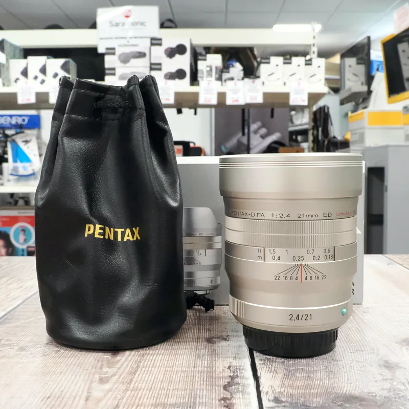 Used Pentax DFA 21mm f2.4 ED DC WR - Silver - 12 Months Warranty