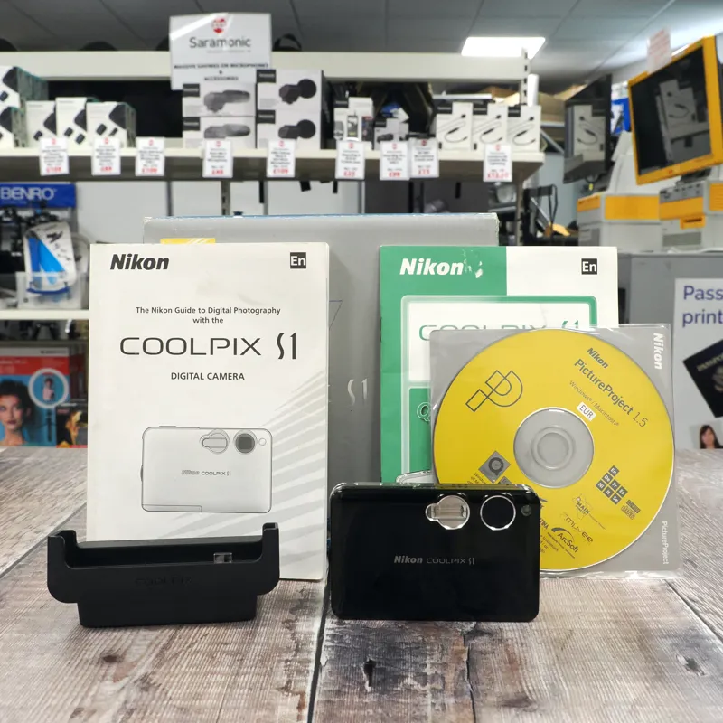 Used Nikon Coolpix S1 Digital Compact - Black - 3 Months Warranty