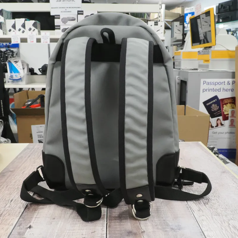 Used Billingham 35 Rucksack - Grey/Black Leather - 12 Months Warranty-1